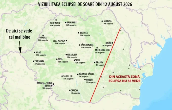eclipsa soare Romania